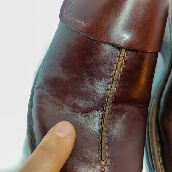 Josef Seibel Carole Mahogany Brown Leather Slip On Mule Clogs EU 36 Comfort - Picture 12 of 13